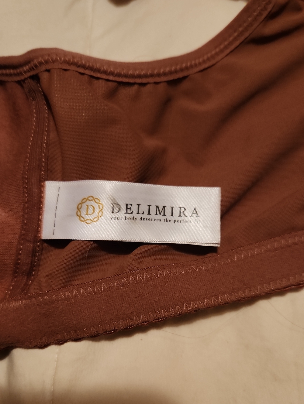 Smooth Support Bra in Brown 36DD New No Tags - Picture 2 of 5